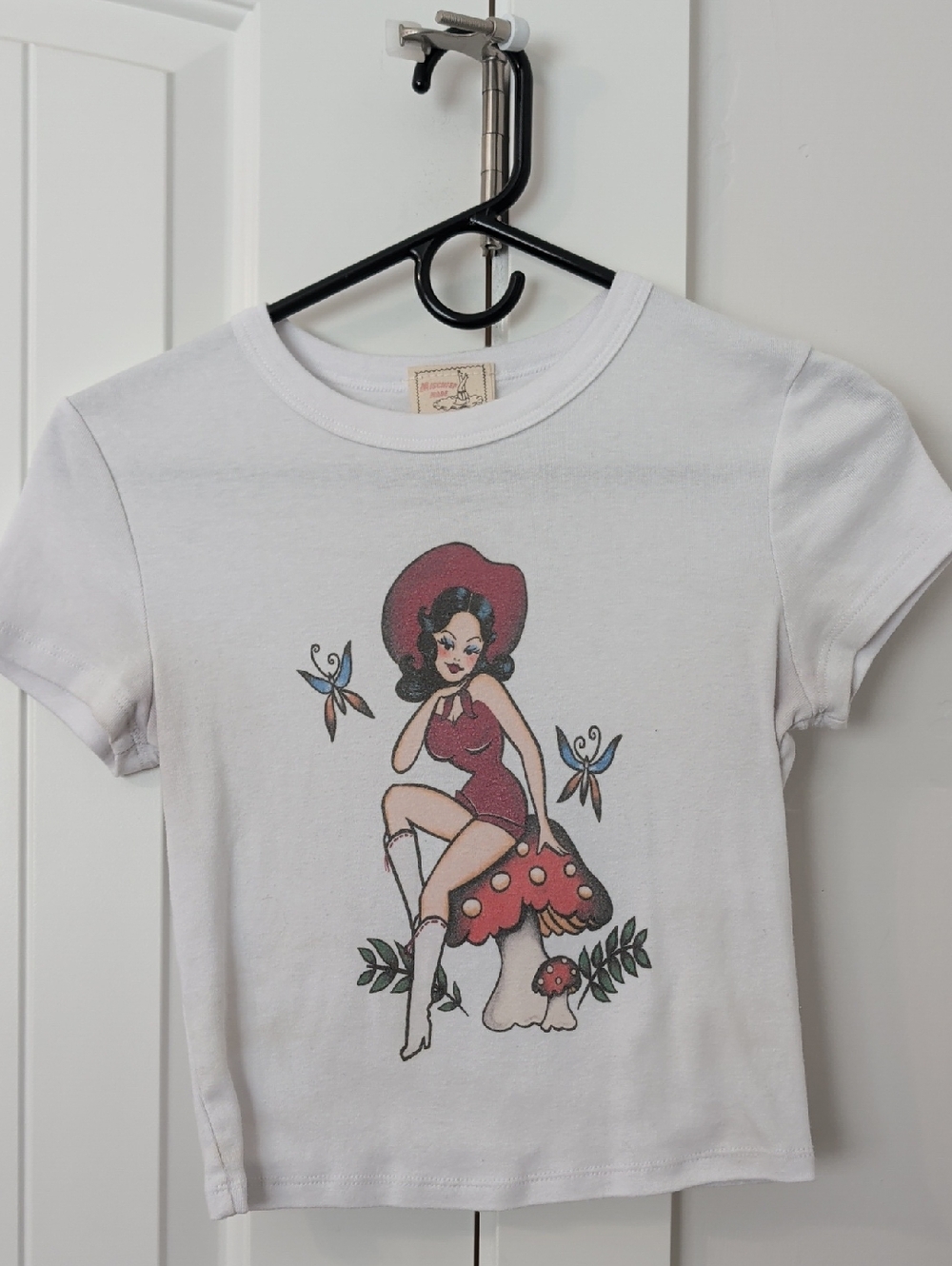 Mischief Made Mush Mama Cropped Baby Tee